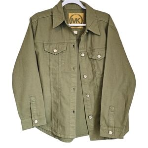 NWT Michael Kors barn jacket button down shacket womens size m